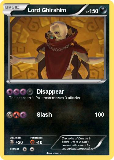 Pokemon Lord Ghirahim