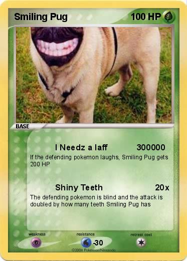 Pokemon Smiling Pug