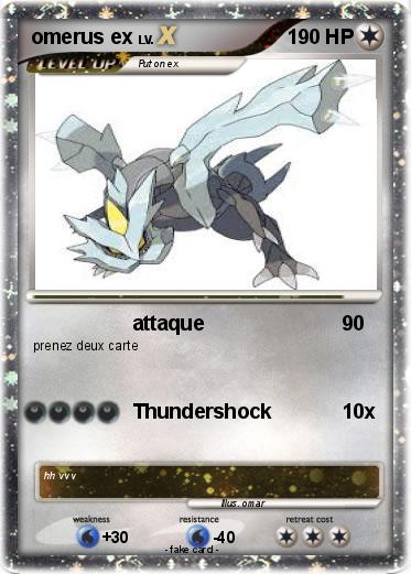 Pokemon omerus ex