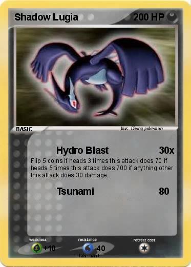 Pokemon Shadow Lugia
