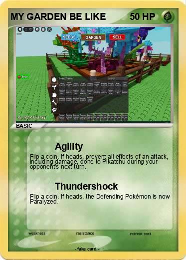 Pokemon MY GARDEN BE LIKE