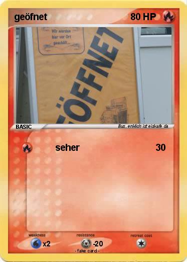 Pokemon geöfnet