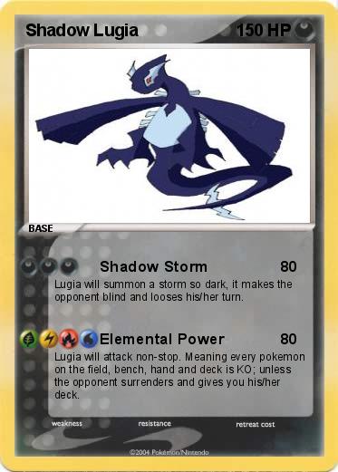 Pokemon Shadow Lugia