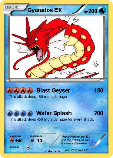 Pokemon Gyarados EX