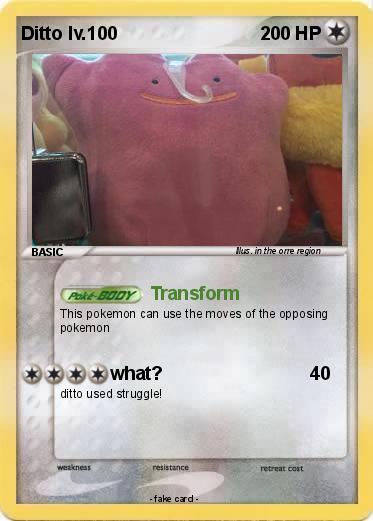 Pokemon Ditto lv.100