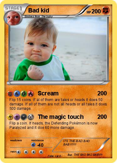 Pokemon Bad kid