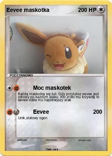 Pokemon Eevee maskotka
