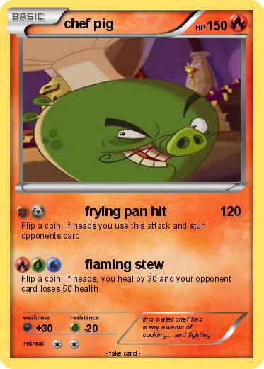 Pokemon chef pig