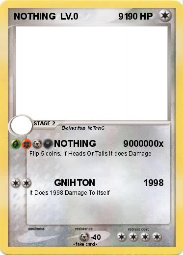 Pokemon NOTHING  LV.0                91