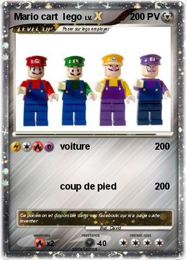 Pokemon Mario cart  lego