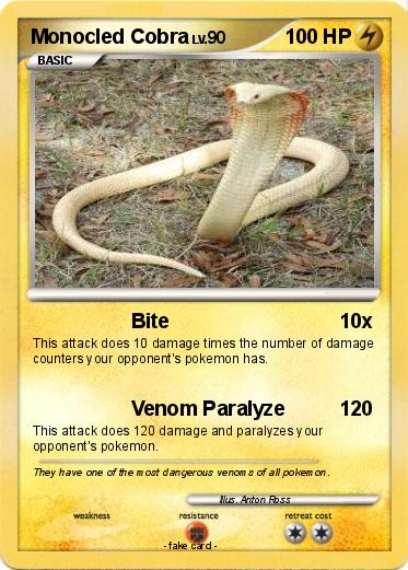 Pokemon Monocled Cobra