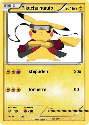 Pokemon Pikachu naruto