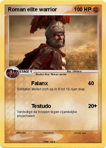 Pokemon Roman elite warrior