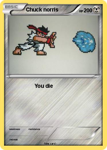 Pokemon Chuck norris