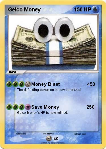 Pokemon Geico Money
