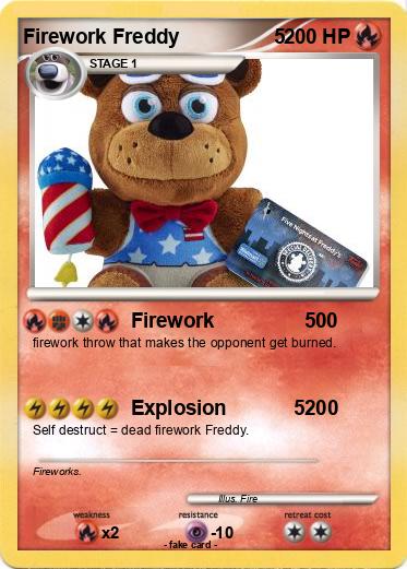 Pokemon Firework Freddy                 5