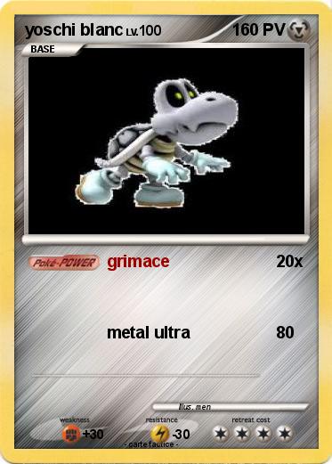 Pokemon yoschi blanc