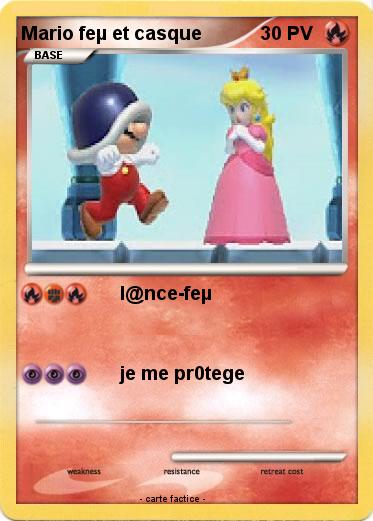 Pokemon Mario feµ et casque