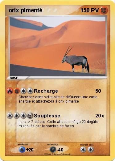 Pokemon orix pimenté