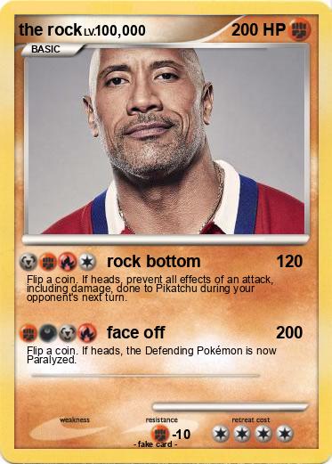 Pokemon the rock