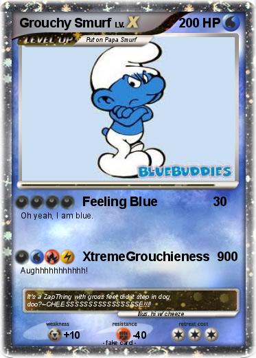 Pokemon Grouchy Smurf