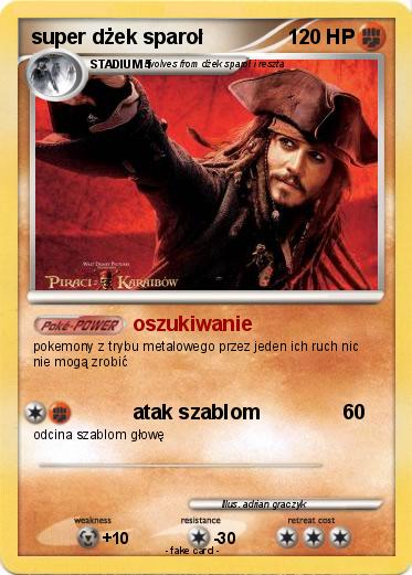 Pokemon super dżek sparoł