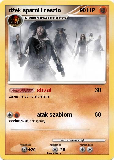 Pokemon dżek sparoł i reszta