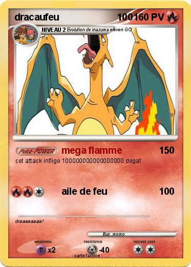 Pokemon dracaufeu                      100