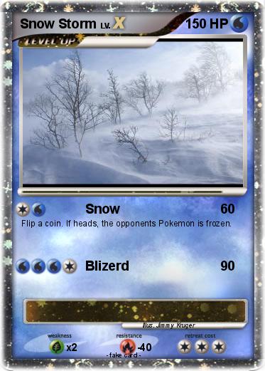 Pokemon Snow Storm