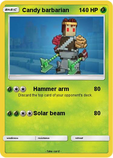Pokemon Candy barbarian