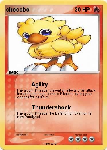 Pokemon chocobo