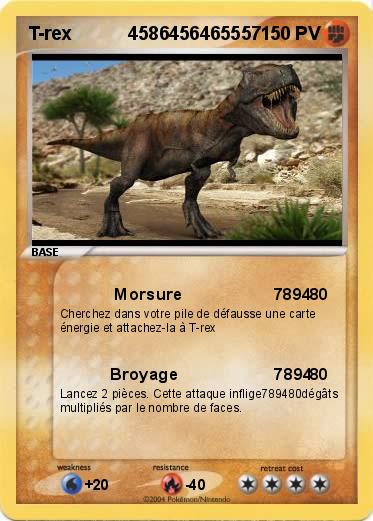 Pokemon T-rex           4586456465557