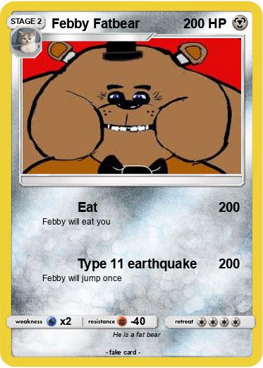 Pokemon Febby Fatbear