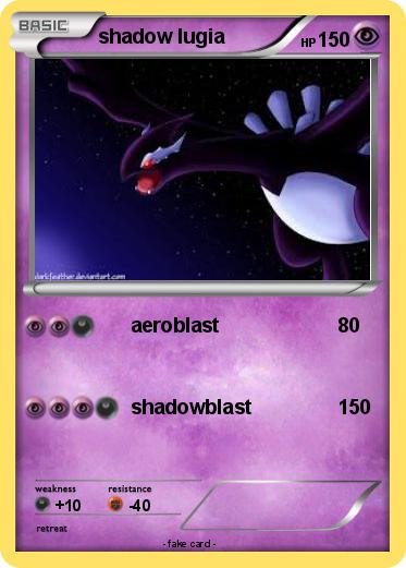 Pokemon shadow lugia