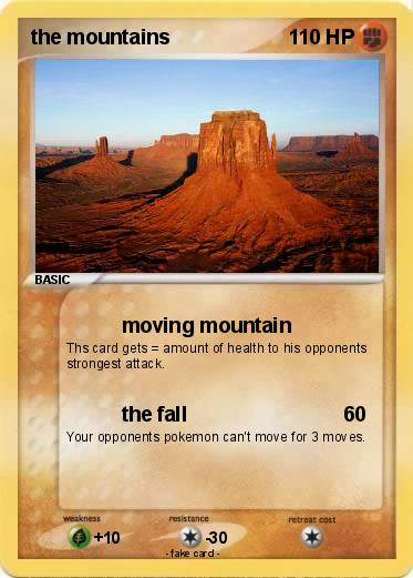 Pokemon the mountains