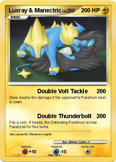 Pokemon Luxray & Manectric