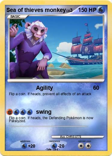 Pokemon Sea of thieves monkey