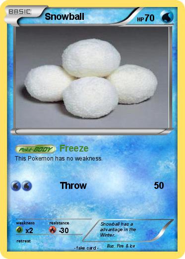 Pokemon Snowball