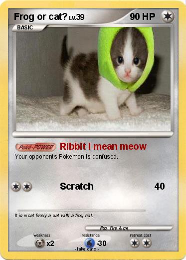 Pokemon Frog or cat?
