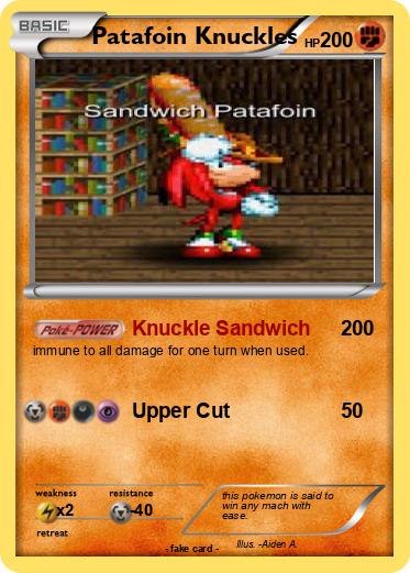 Pokemon Patafoin Knuckles