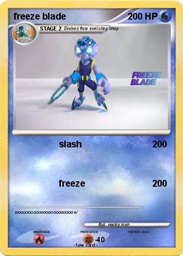 Pokemon freeze blade