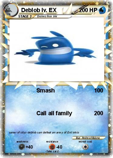 Pokemon Deblob lv. EX