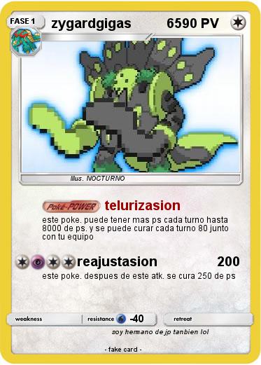 Pokemon zygardgigas          65
