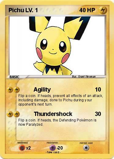 Pokemon Pichu LV. 1