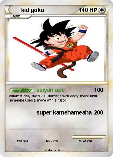 Pokemon kid goku