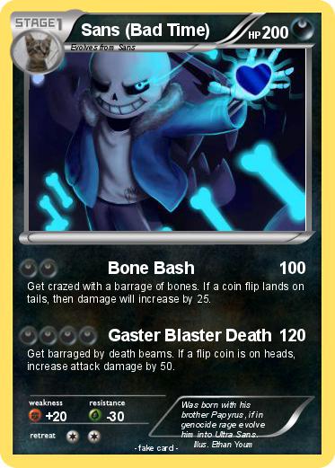 Pokemon Sans (Bad Time)