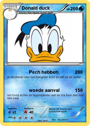 Pokemon Donald duck