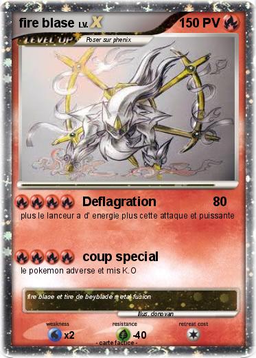 Pokemon fire blase