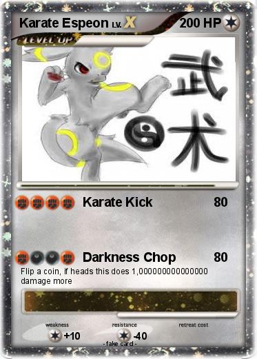 Pokemon Karate Espeon