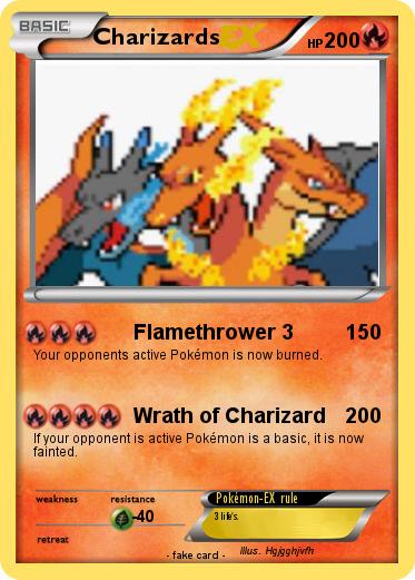 Pokemon Charizards